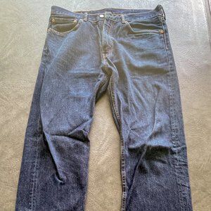 Levi's 505 Jeans, Blue, Size 36 waist/34 length